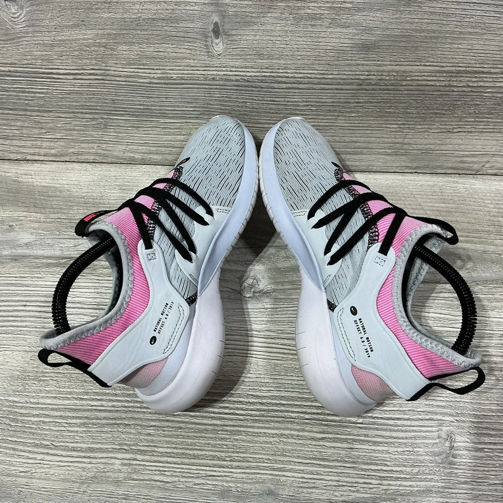 Nike Flex Contact 3 AQ7488-400 Gray Running Shoes Sneakers Women's Size 7.5